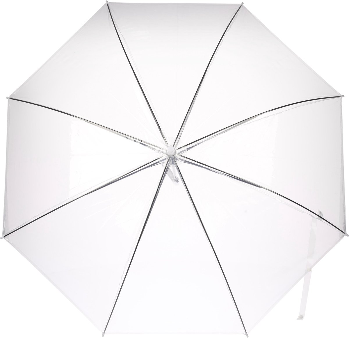Doorzichtige windproof paraplu - 112 cm — cadeau in Mode & Accessoires - foto 2