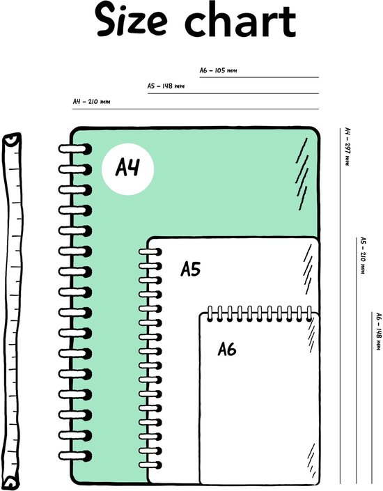 MOYU - Flashy Moss Notebook - Carnet effaçable A4 Hardcover