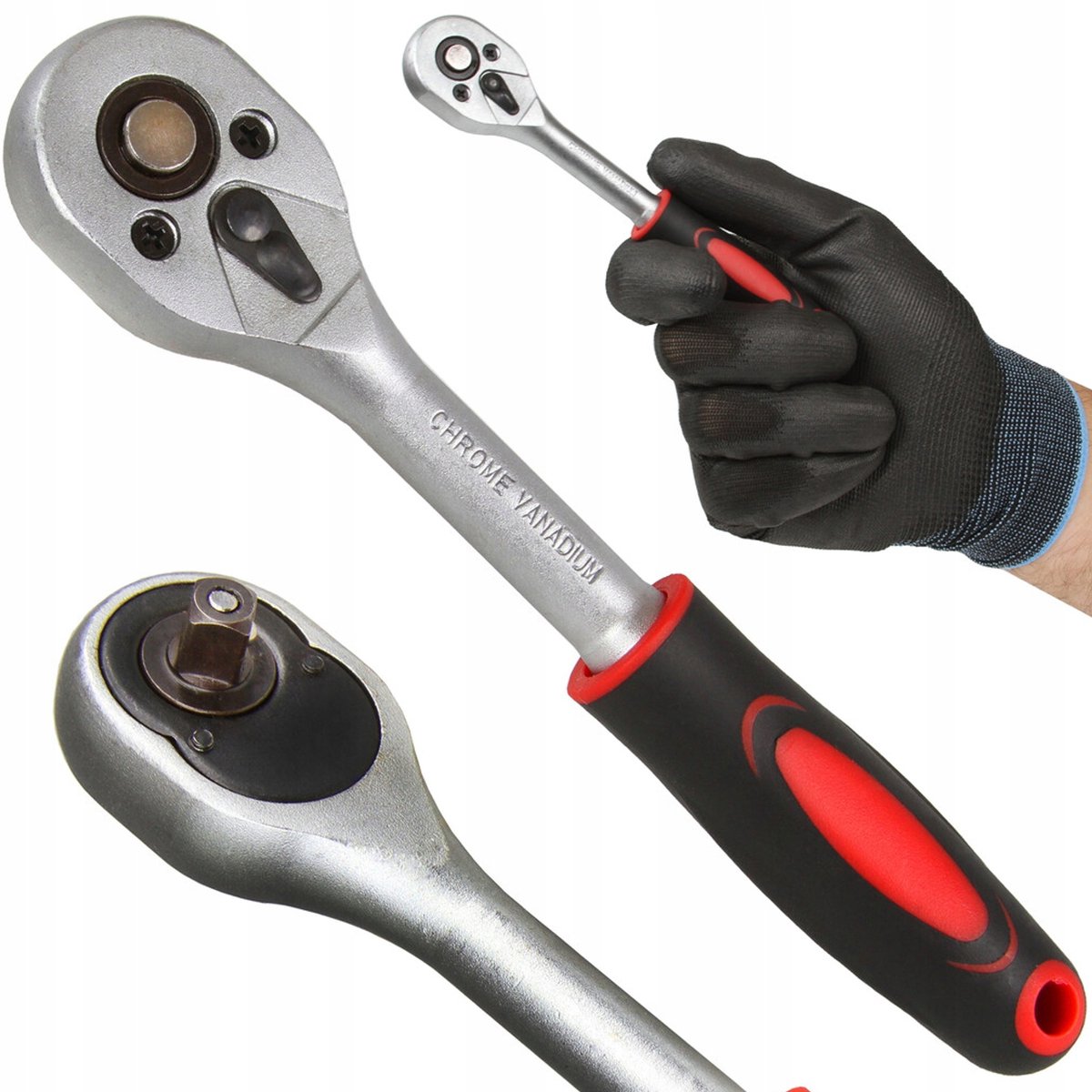 Mar-Pol Ratelsleutel 1/4" CrV - Precisie & Comfort