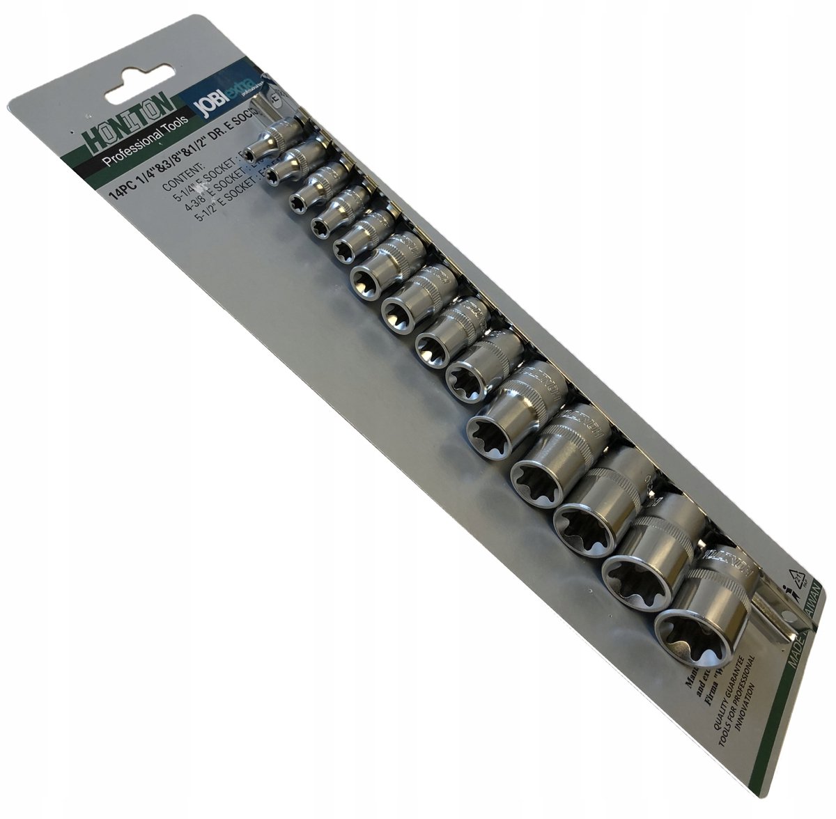 Honiton Torx E-profiel Dopset E4-E24 14-delig