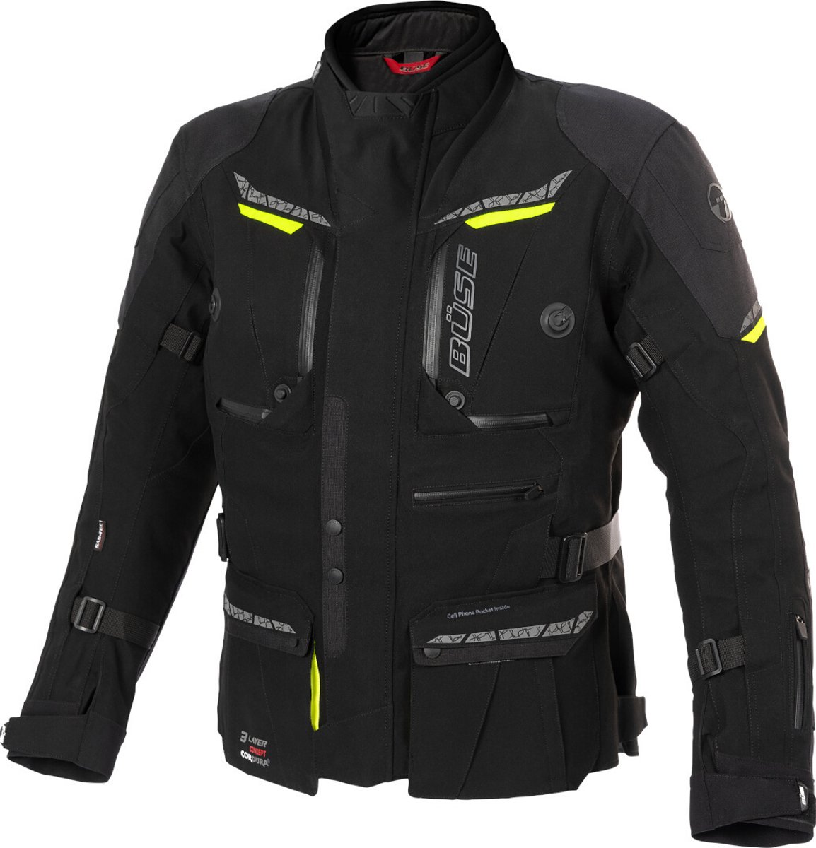 Büse Storm Zwart Waterdicht Textiel Jas - Jas