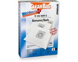 CleanBag stofzuigerzakken 4 stuks - Geschikt voor Bestron DVC1200S - Bomann CB917 - Bork - Dirt Devil Energy - B43 D00012 - Inclusief 1 filter - Alternatief