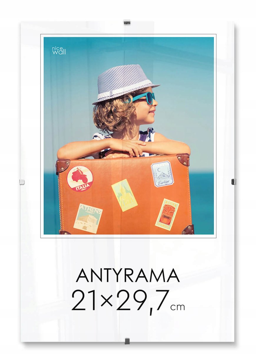 Antyrama A4 21x29,7 cm - Diploma & Foto Lijst met Plexiglas