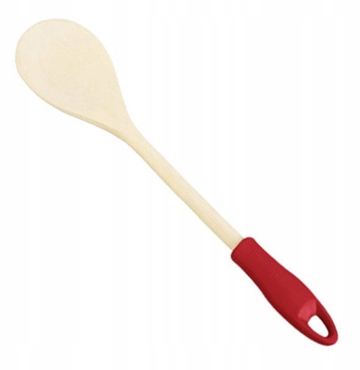 Ovale houten spatel met antisliphandvat