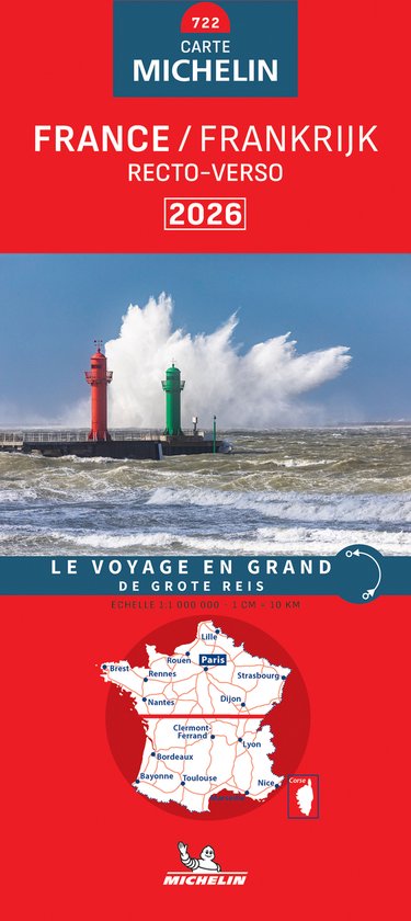 Nationale kaarten Michelin - Michelin Wegenkaart 722 Frankri ... - cover