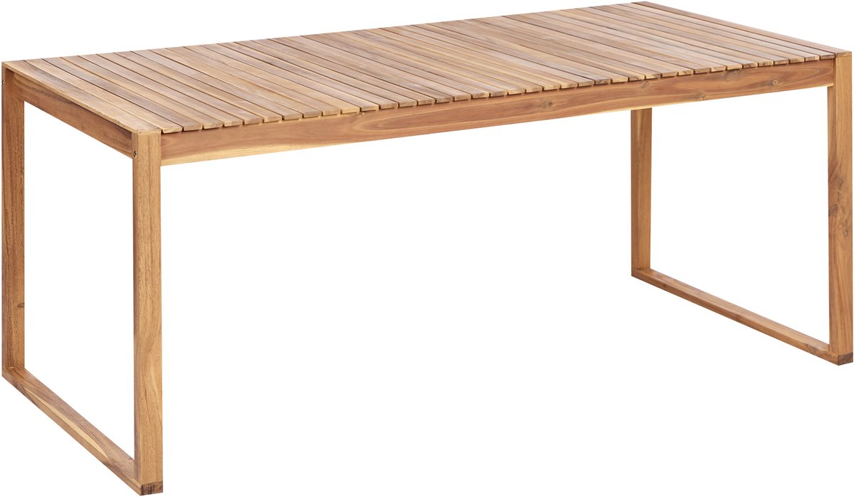 SASSARI II - Tuintafel - Lichtbruin - 90 x 180 cm - Acaciahout
