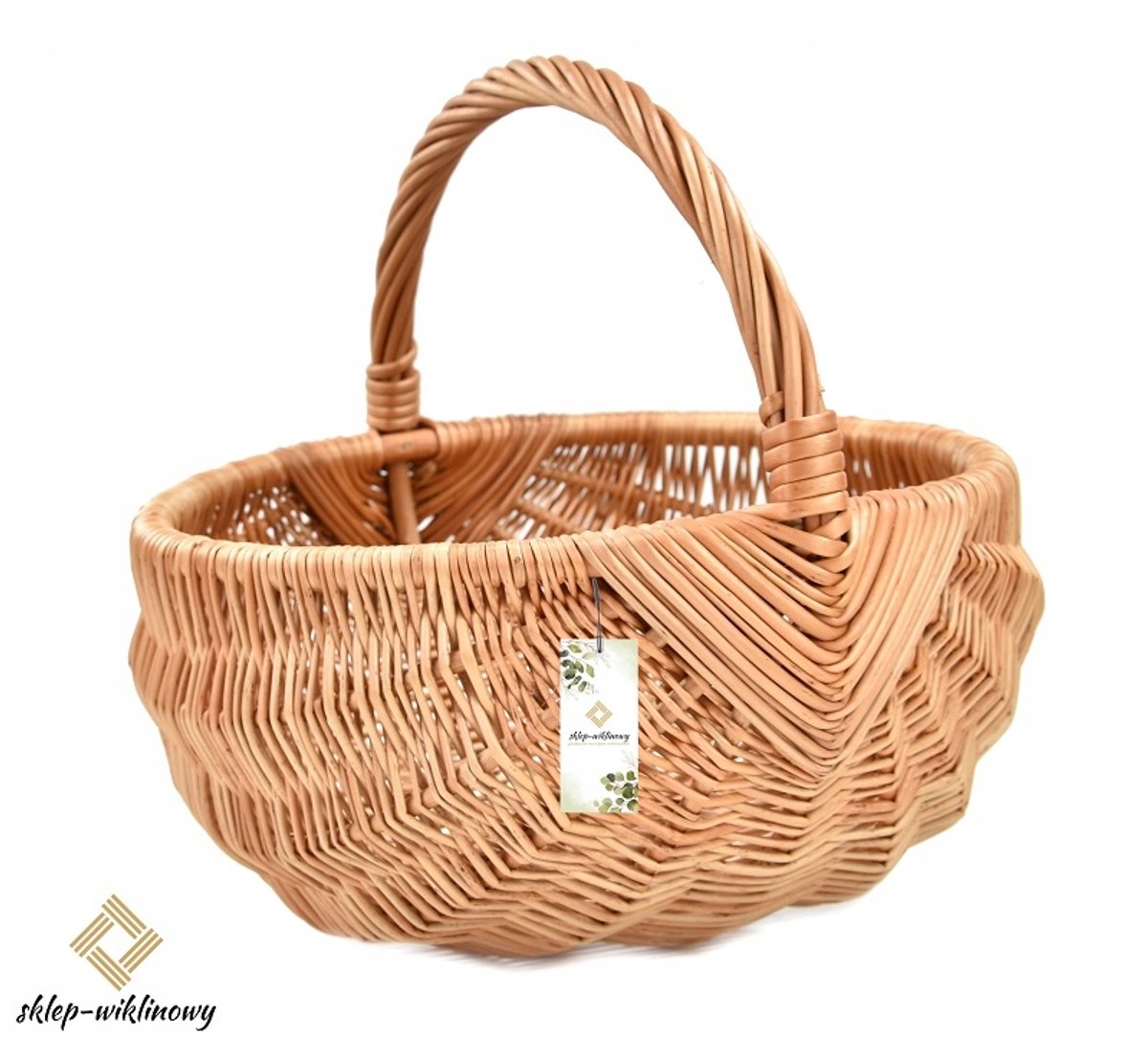 Wikken Winkelmand, Paddestoelenmand, Groentemand - Ø 27 cm
