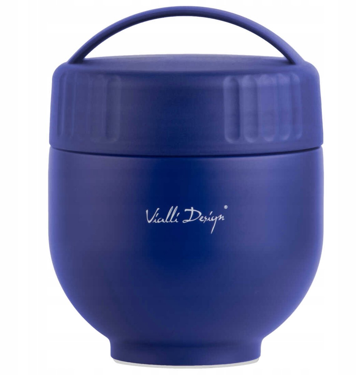 Vialli Design Fuori Thermos Maaltijdbeker 680ml - Blauw, Inclusief Lepel