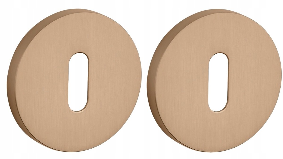 Stile Rozet Slim 7mm Lichtbruin - Ronde Deurklink Rozet