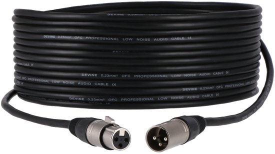 Devine MIC100/10 XLR microfoon- en signaalkabel 10 meter