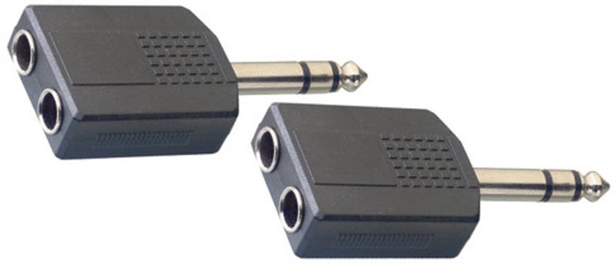 Stagg AC-PMS2PFH 6.3 mm stereo male - 2x stereo female (2 stuks)