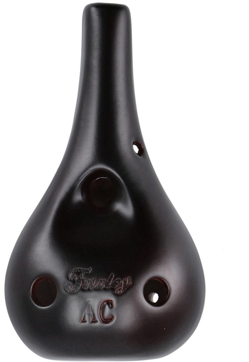 Fazley ProTune Ocarina 4CAC6SM Smoked alt ocarina in C majeur met 6 vingergaten