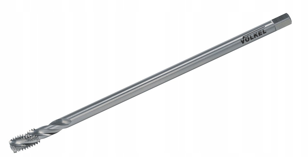 Lange machinetap M6 DIN 376-C HSSE 150mm, niet-doorlopend