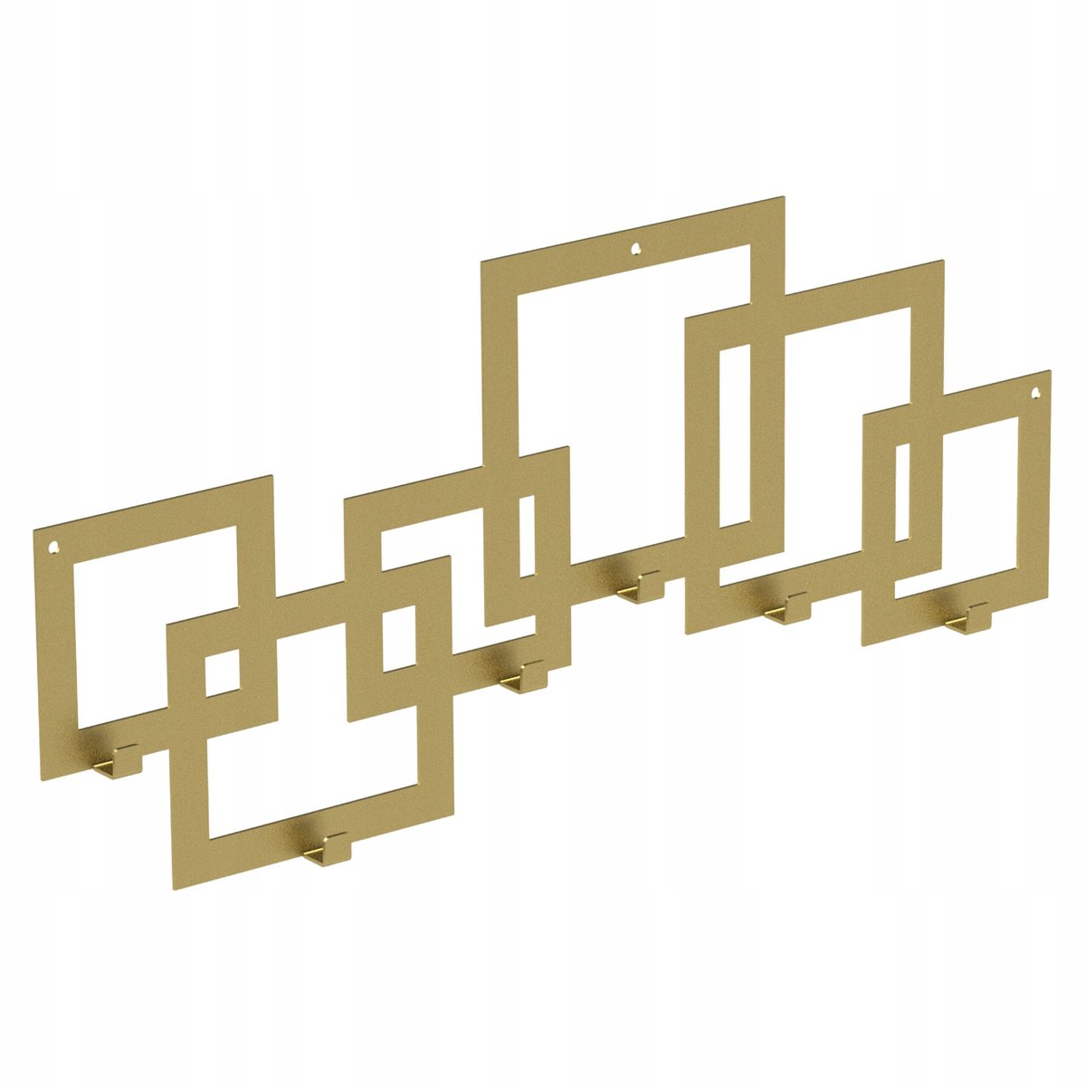 Gouden Wandkapstok SQUARE 600 - Stijlvol en Modern