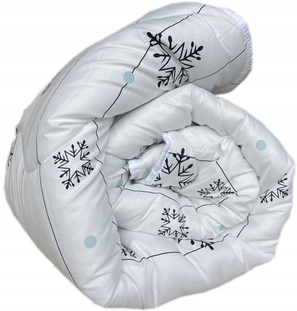 Dekbed en Kussen Set "Talvi" Sneeuwvlokken 160x200 + 70x80
