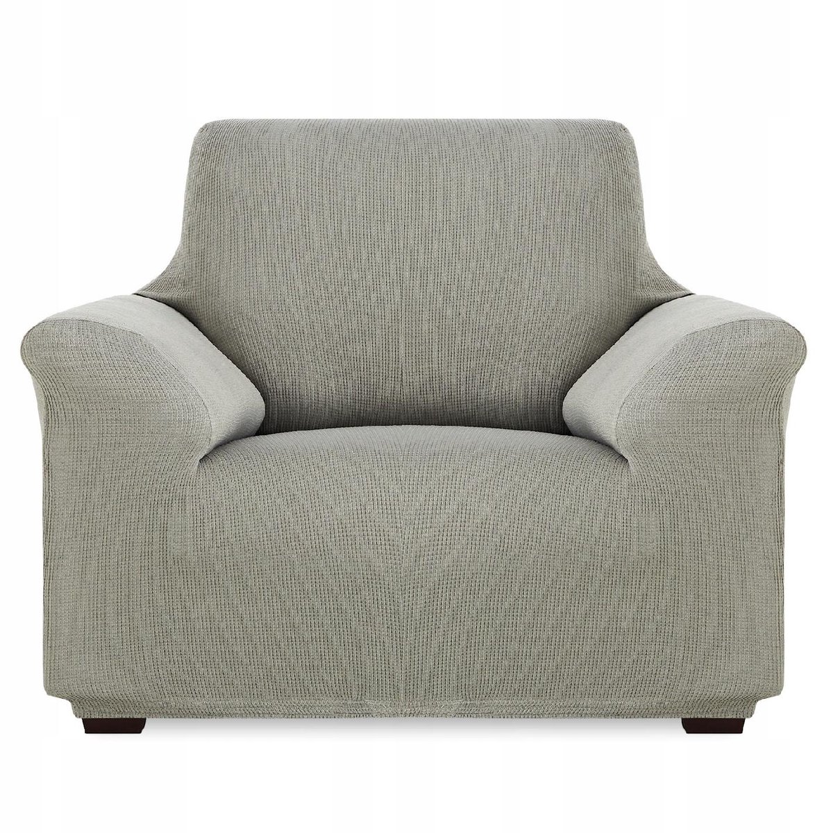 Elastische Stoelhoes INCA - Katoen Jacquard - Jasgrijs