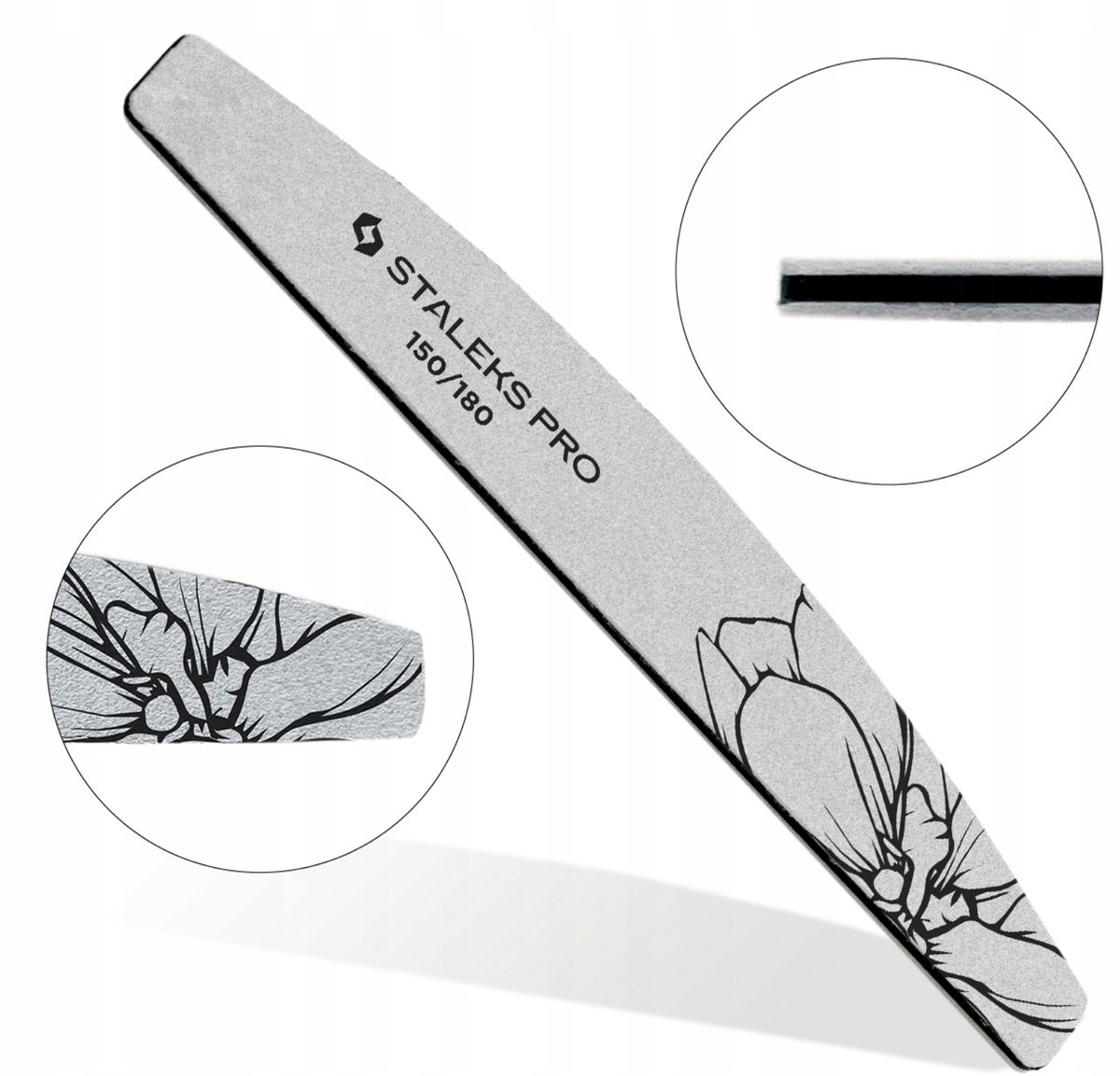 Staleks Expert Mineraalvijl Crescent 150/180 - Professioneel