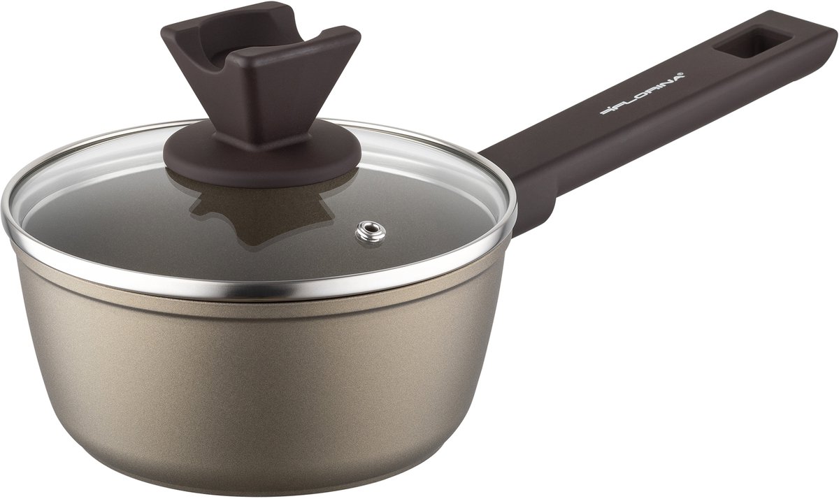 Florina Aston Rond Onderdeel met Deksel - 16cm, 1L, Inductie, Aluminium