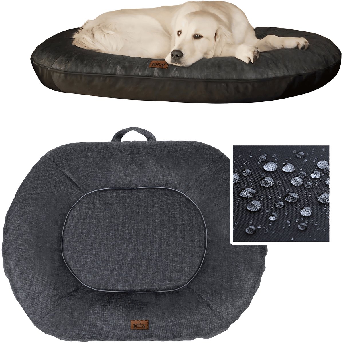 Hondenmand XXXL 129x99cm - Waterdichte, Afneembare Hoes