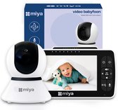 Babyfoon Miya M50 - Babyfoon Bébé caméra - Télécommande - Vidéo et Audio