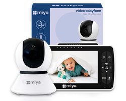 Miya M50 Babyfoon - Babyfoon met camera - Op afstand bestuurbaar - Video & Audio - Baby monitor