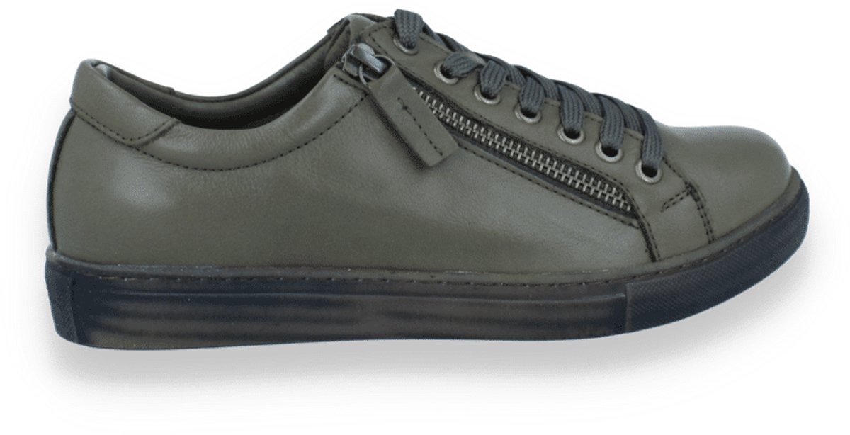 Andrea Conti Dames Sneaker | Kaki | Maat: 40