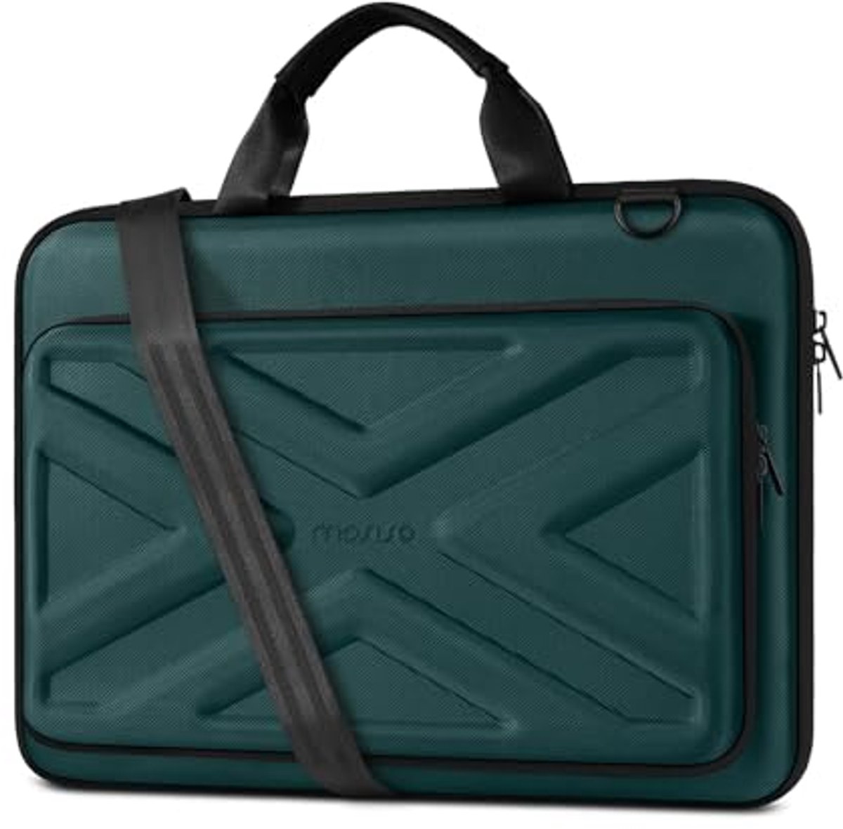 Hardshell Laptop Tas voor Mannen en Vrouwen - Laptop Rugzak met Voorvak en Schouderriem
