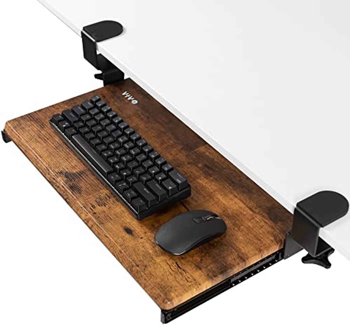 Uittrekbare Toetsenbordlade Onder Bureau met Stevige Klem en Ergonomisch Ontwerp