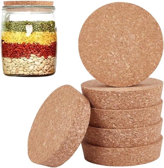 OLYCRAFT 2 stuks grote kurkstoppers 10 ~ 11,5 cm houten flesdeksels taps toelopende kurkpluggen houten inmaakpot deksels houten taps toelopende pluggen wijnflesstoppen, houten potstop voor keuken