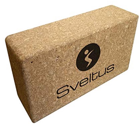 Kurk Yoga Quarter Round Block - By ZenYogaWedge - Premium 100% natuurlijke enkele steen voor beginners en professionals Lyengar yogalessen thuisoefening fitness antislip grip - milieuvriendelijk
