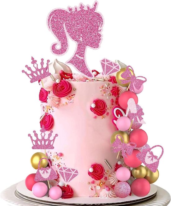 YiiLi 14 stuks prinsessen taarttoppers prinses cupcake toppers decoratie prinses verjaardag decoratie set meisjes party decoratie verjaardagstaart voor kinderen cadeau