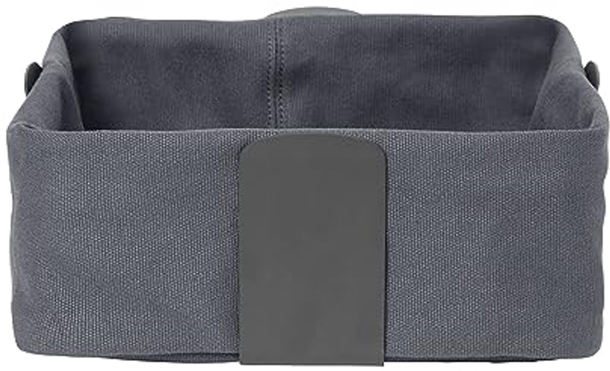Broodmand L - Donkergrijs - 26 x 26 cm - Harmonieuze look