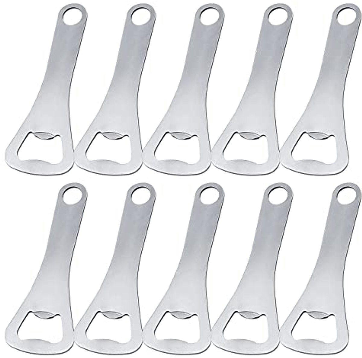 Pack van 10 Flesopeners - Perfect voor Thuis, Pub en Buitengebruik
