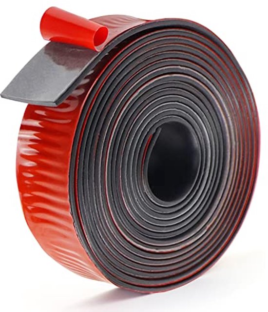 Rubberen strips zelfklevend 3 m(L) × 50 mm(B) × 5 mm(T) massief rubberen profielen neopreen rubberen strip voor afdichting, DIY, anti-vibratie ( zelfklevend Rubberen strips zelfklevend 3 m(L) × 50 mm(B) × 5 mm(T) massief rubberen profielen neopreen rubberen strip voor afdichting, DIY, anti-vibratie ( zelfklevend