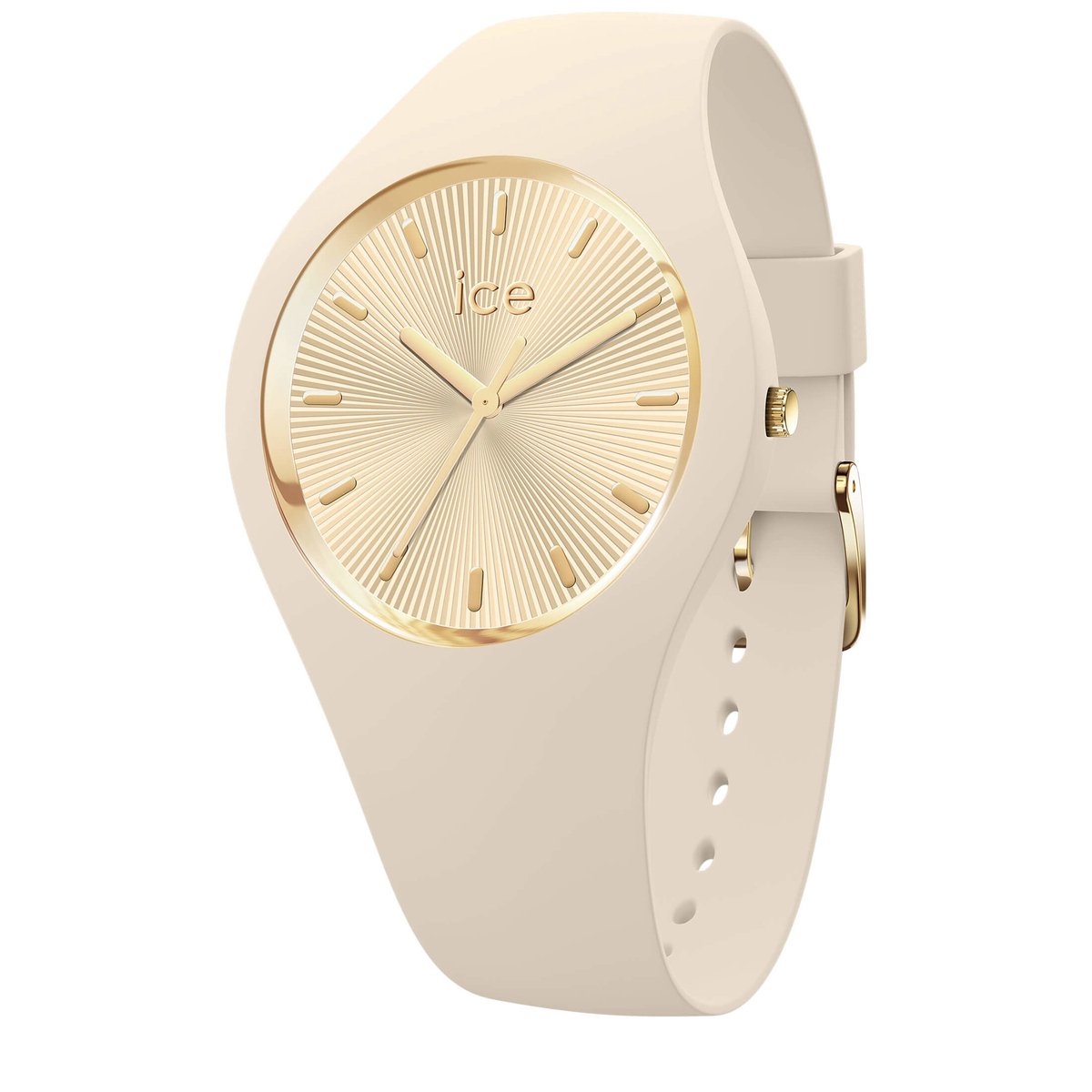 Ice Watch ICE champagne - Almond skin 025351 Horloge - Siliconen - Crème - Ø 40 mm