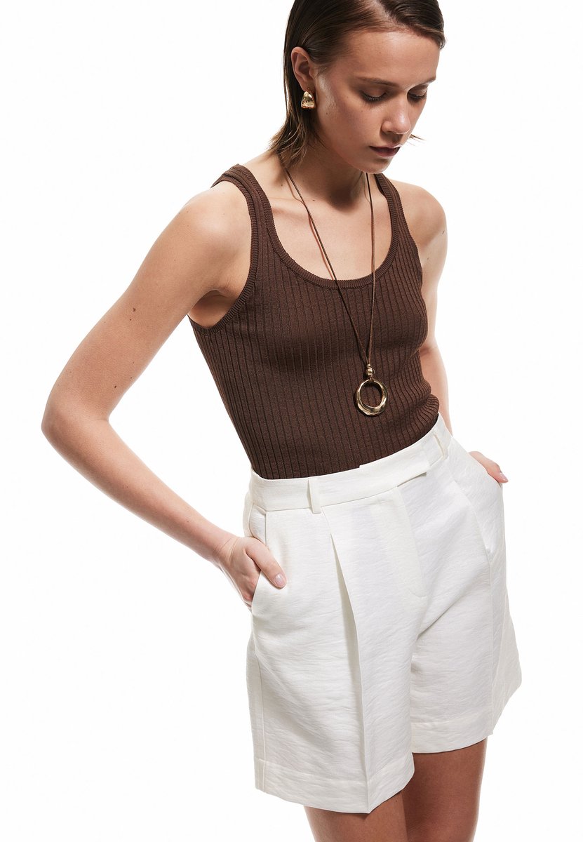 Mini-lengte Hoge taille Shorts