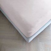 Kayori Emma Hoeslaken Katoensatijn - 90x210-220cm - Matrasdikte 35cm - Rondom Elastiek - Lavender