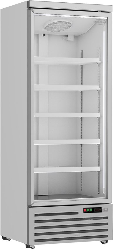 Combisteel Koelkast - 600L - Wit - 0°C/+10°C - Geforceerd - Wielen - 750x710x1997mm - Horeca Koelkast