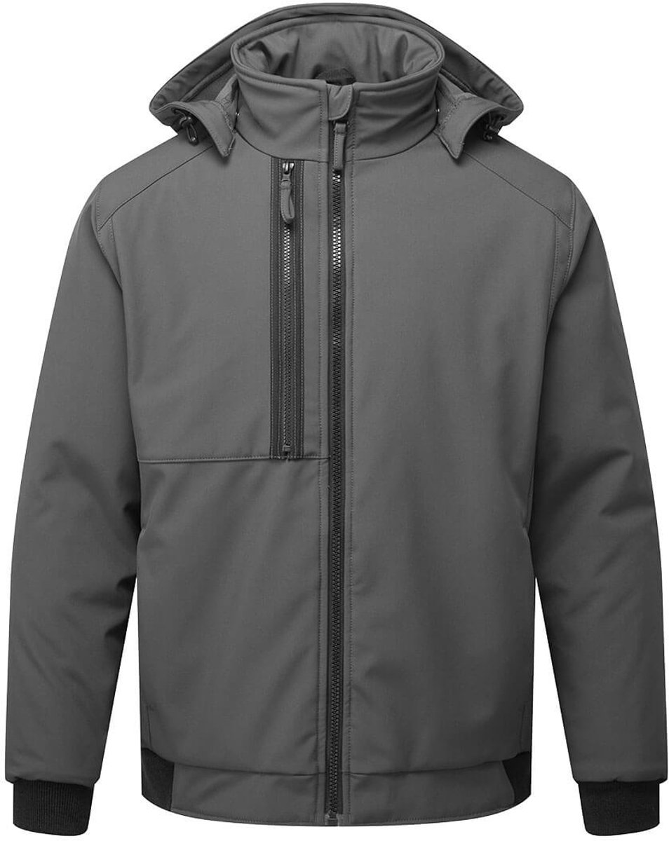 Portwest WX2 Eco Gevoerde Softshell 2 (L) CD874 - Mol grijs - XL