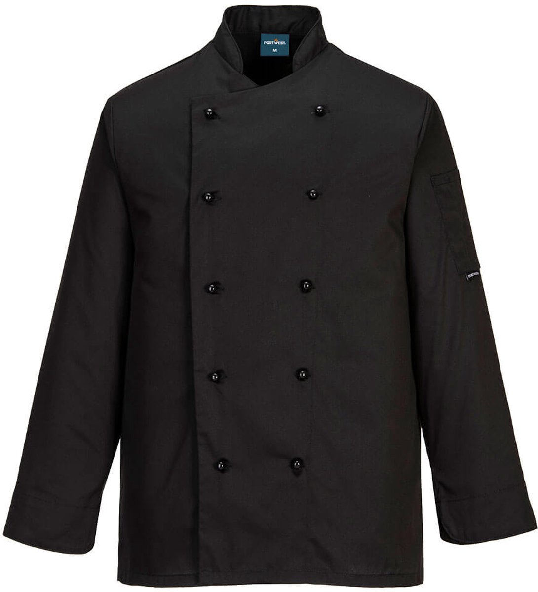 Portwest Somerset Koksjas C834 Zwart