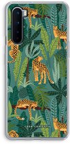 Case Company® - Hoesje geschikt voor OnePlus Nord hoesje - Luipaard 2 - Soft Cover Telefoonhoesje - Bescherming aan alle Kanten en Schermrand