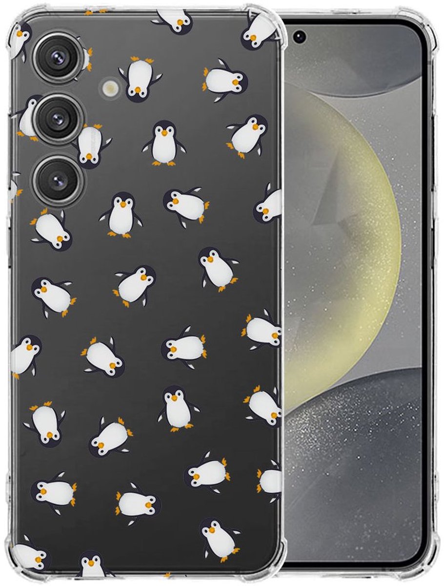 Samsung Galaxy S25 Hoesje - Pinguïn TPU Antishock