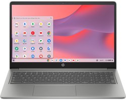 HP Chromebook 15a-nb0150nd Intel® N N100 39,6 cm (15.6") Full HD 8 GB LPDDR5-SDRAM 128 GB UFS Wi-Fi 6 (802.11ax) ChromeOS Zilver