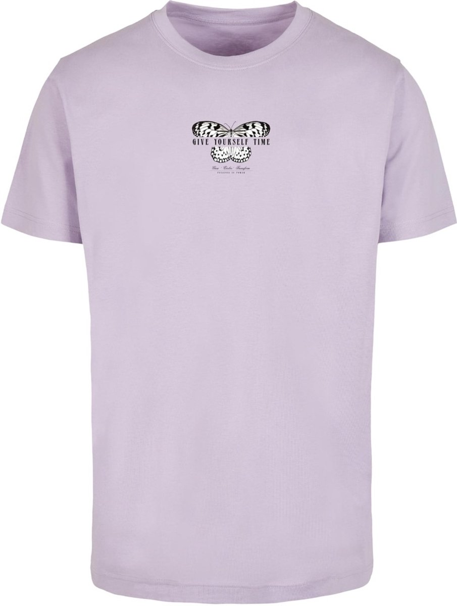 Mister Tee Give yourself Time Heren T-shirt XL Paars
