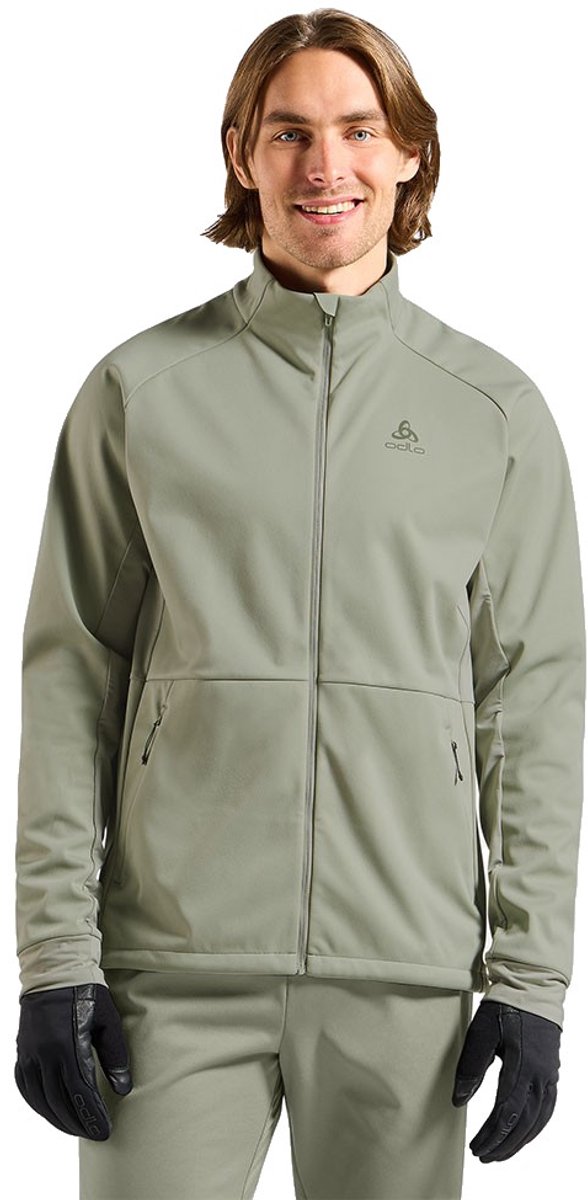 Odlo Essential Warm Jas Groen M Man