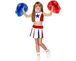 Cheerleader kostuum voor meisjes - Maat 110/122