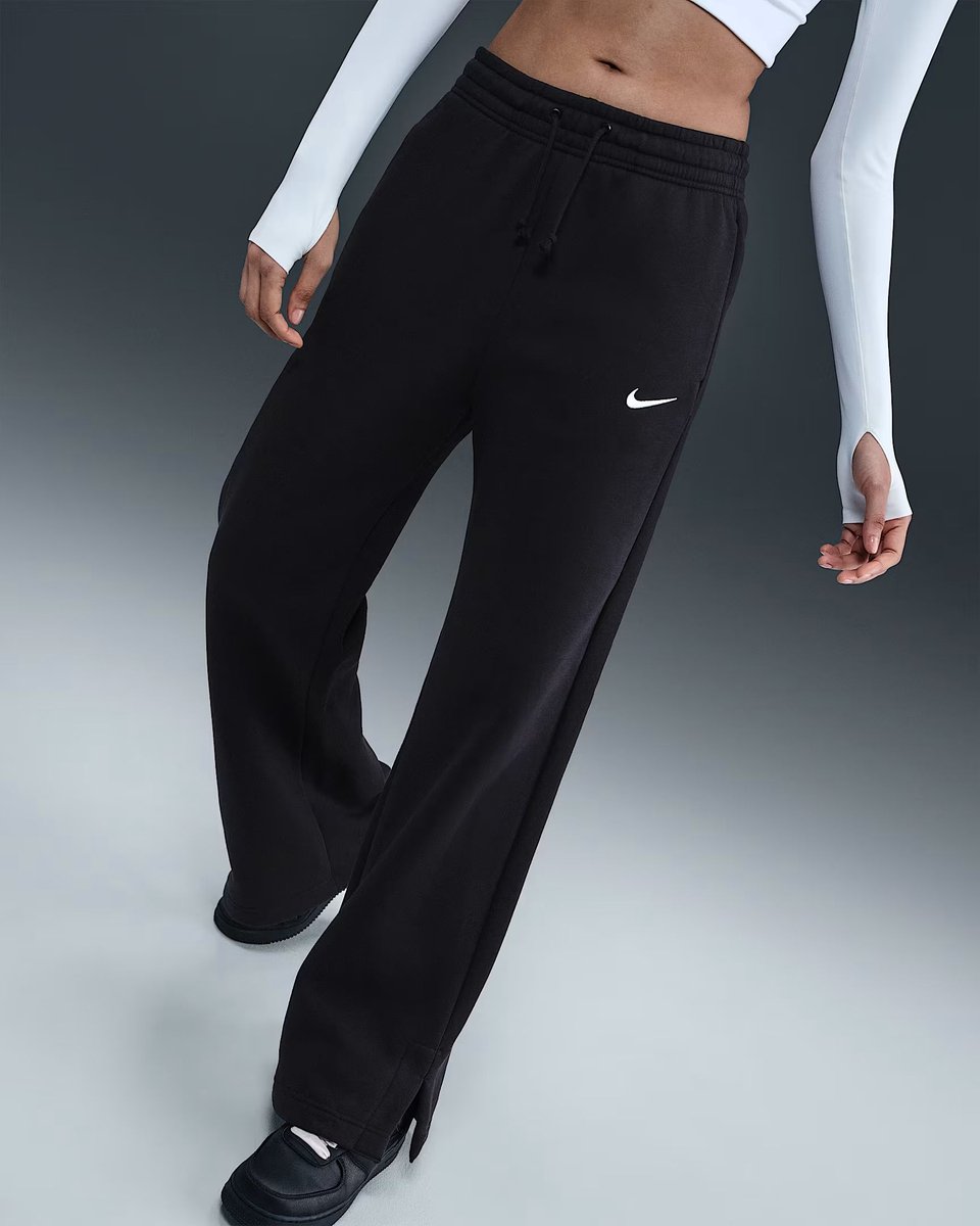 NIKE sportswear phoenix fleece wome Sport pantalon dames Zwart