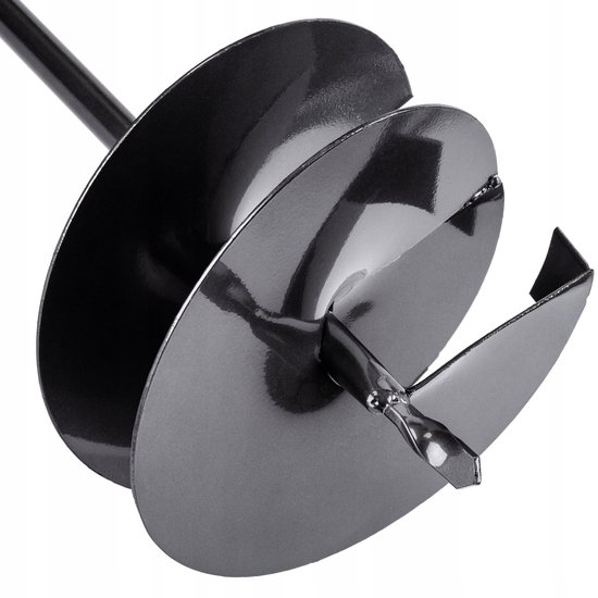 KADAX Handboor, grondboor van metaal, grondboor, paalboor, plantenboor, paalboor voor tuin, planten, handboor, spiraalboor, grondboor, 250 mm van Merkloos	 — afbeelding 4
