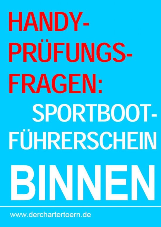 Handy-Prüfungsfragen: Sportbootführerschein Binnen Segel&M ... - cover