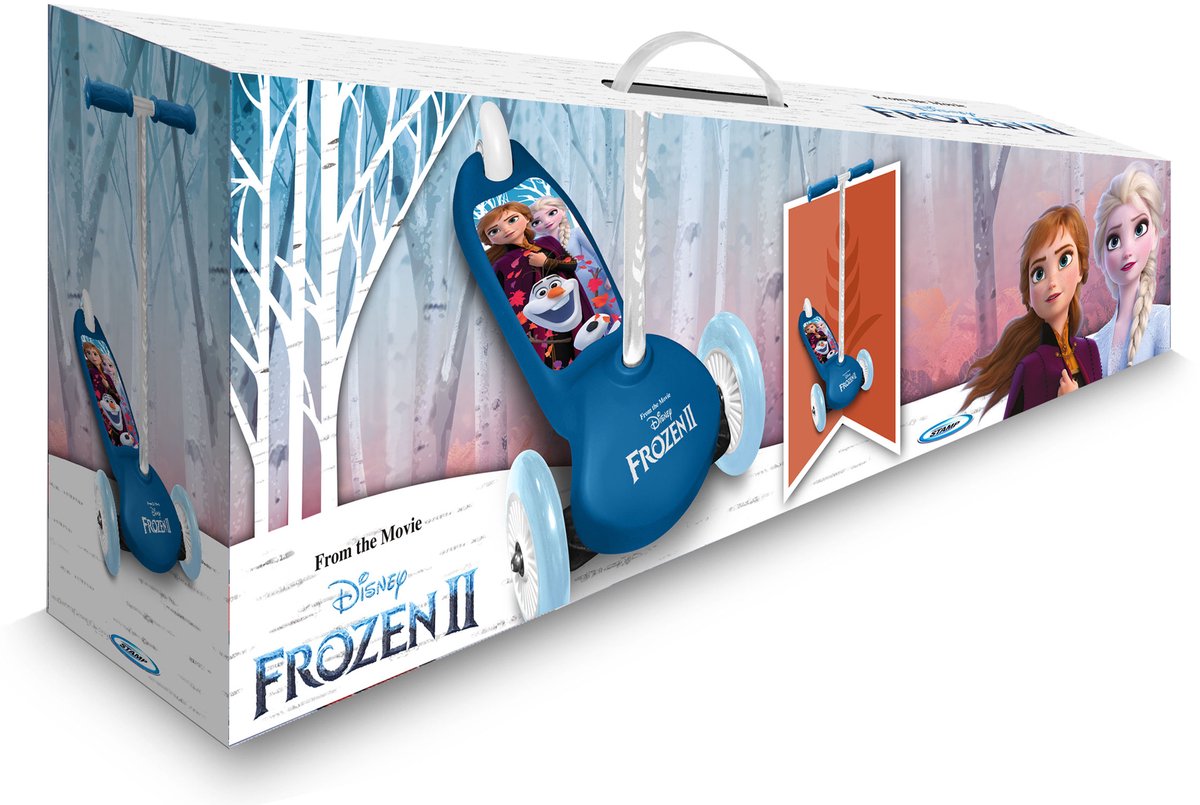 Disney Frozen - 3-wiel Kinderstep - Steering Step - Blauw